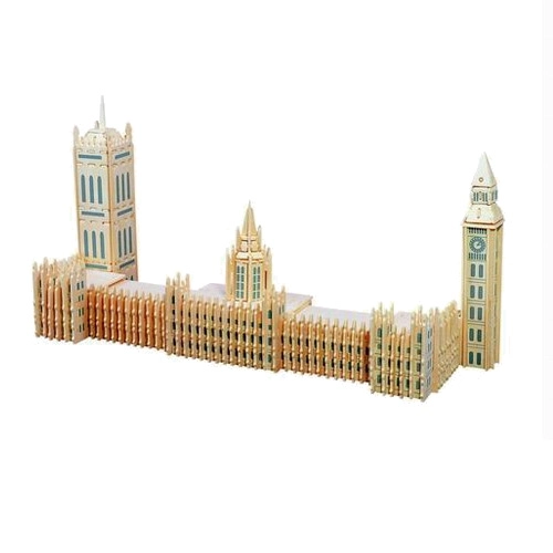 Wooden 3D Puzzle Big Ben Famous Building