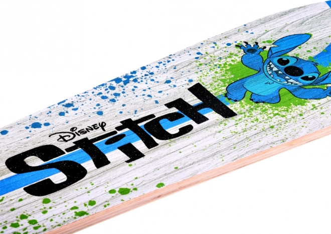 Wooden skateboard Disney Stitch for children up to 50 kg