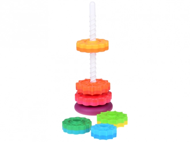 Colorful Stacking Pyramid Toy