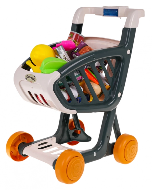 Shopping Cart Toy with Lights and Music - Green