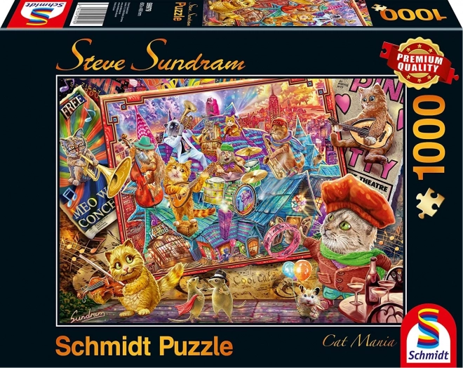 Schmidt Puzzle Cat Mania 1000 Pieces