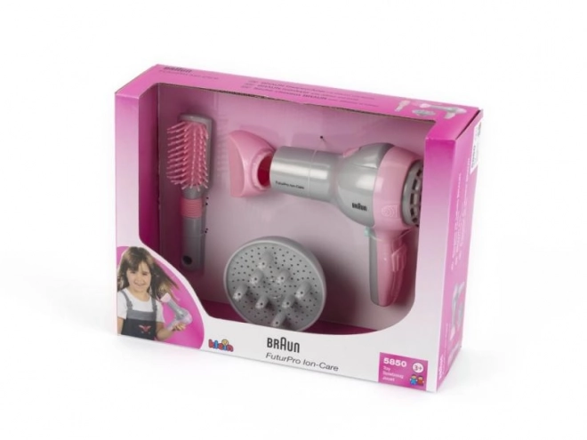 Braun Hair Dryer with Diffuser and Brush