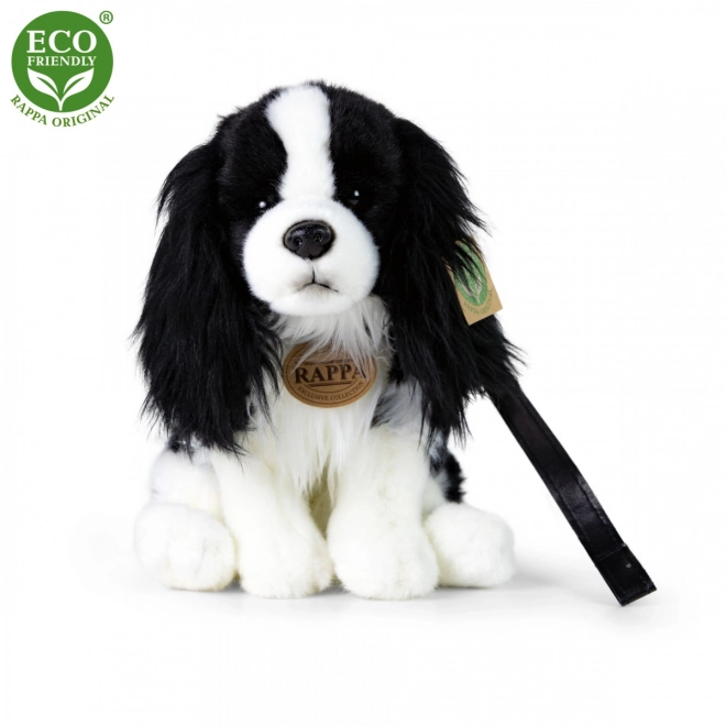 Plush Cavalier King Charles Spaniel with Leash