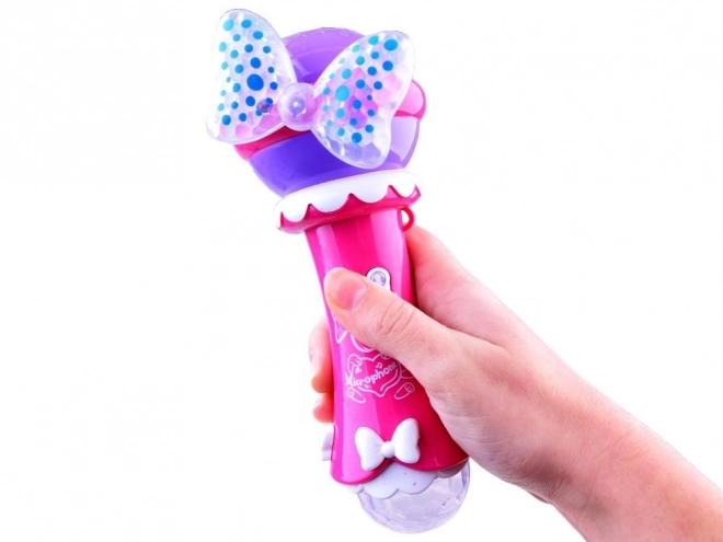 Childrens Karaoke Microphone With Recording – pink