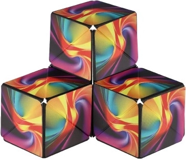 Magnetic Rainbow Cube Puzzle