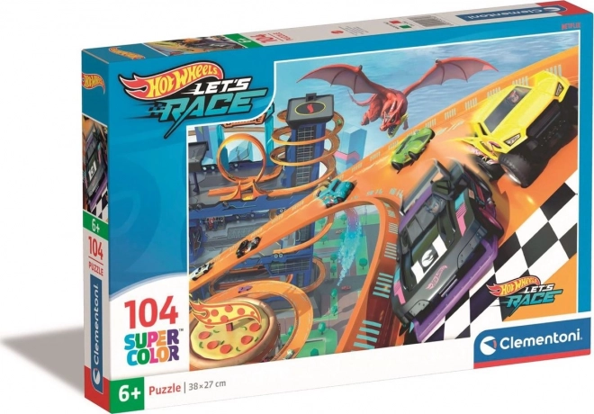 Clementoni Puzzle Hot Wheels 104 Pieces