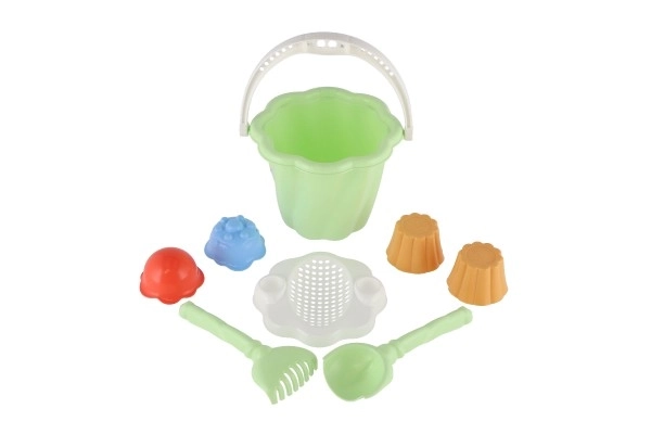 Sand Play Set with Bucket and Accessories for Kids