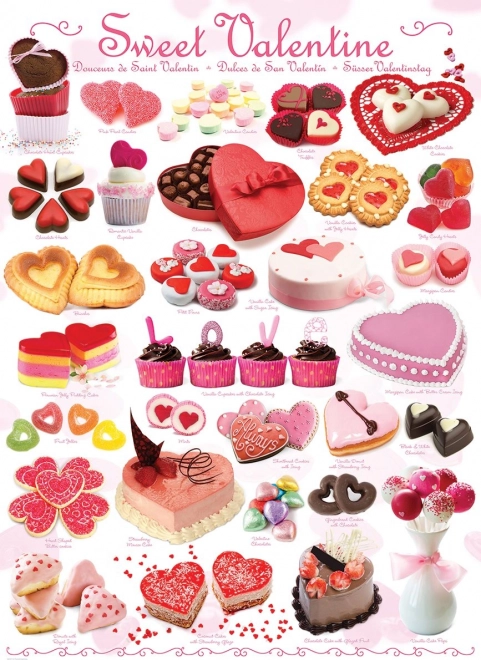 Eurographics Sweet Valentine's Day Puzzle 1000 Pieces