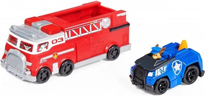 Paw Patrol Fire Truck with Chase Die-Cast Car