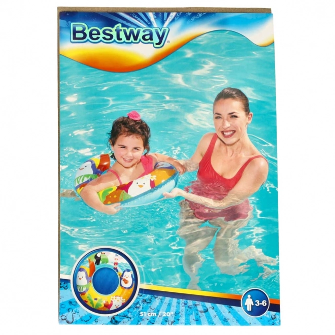 Inflatable Swim Ring 51cm Mermaids – penguins