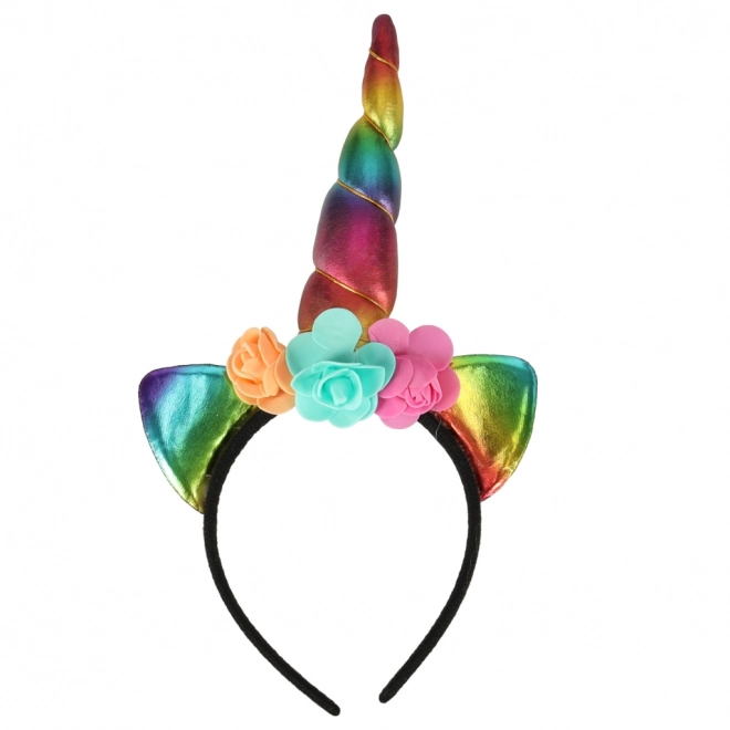 Unicorn Costume with Skirt and Headband Multicolor