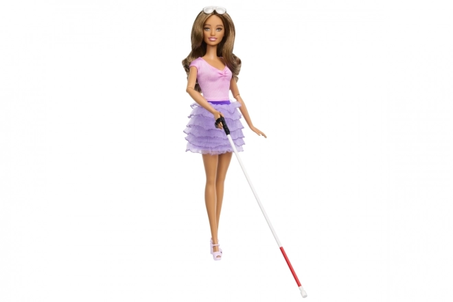 Barbie Fashion Doll with Purple Ruffle Skirt