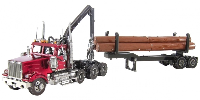 3D Puzzle Metal Earth Western Star Log Truck