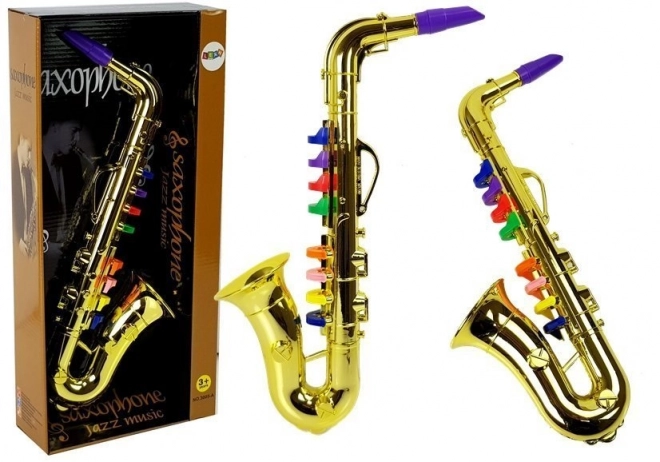 Toy Saxophone in Golden Color