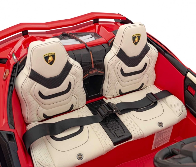 Ružové vozidlo Lamborghini Sian – Červené