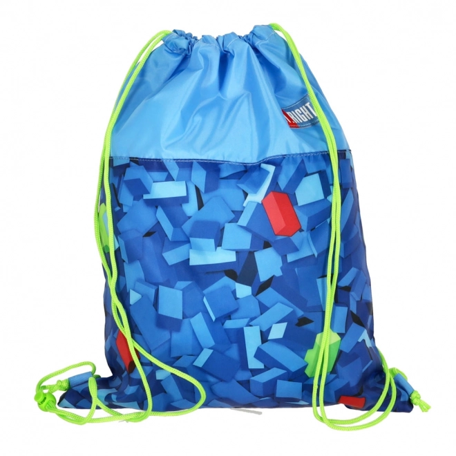 Bambino drawstring bag blue