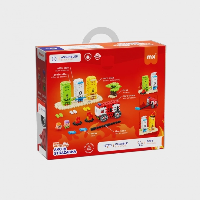 Mini Waffle City Fire Rescue Set