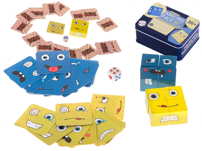 Educational Challenge Game: Emotion Learning Wooden Blocks