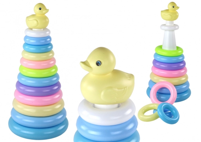 Duck Stacking Toy with 12 Rings