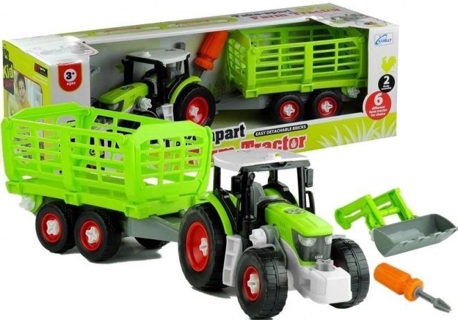 Assembling Tractor with Trailer