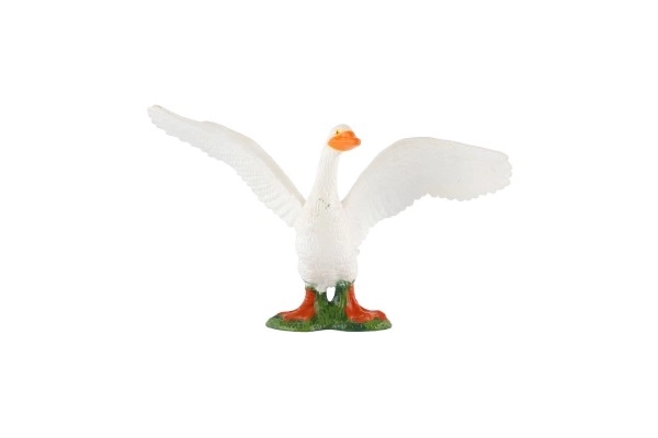 Plastic Domestic Goose Toy 10cm