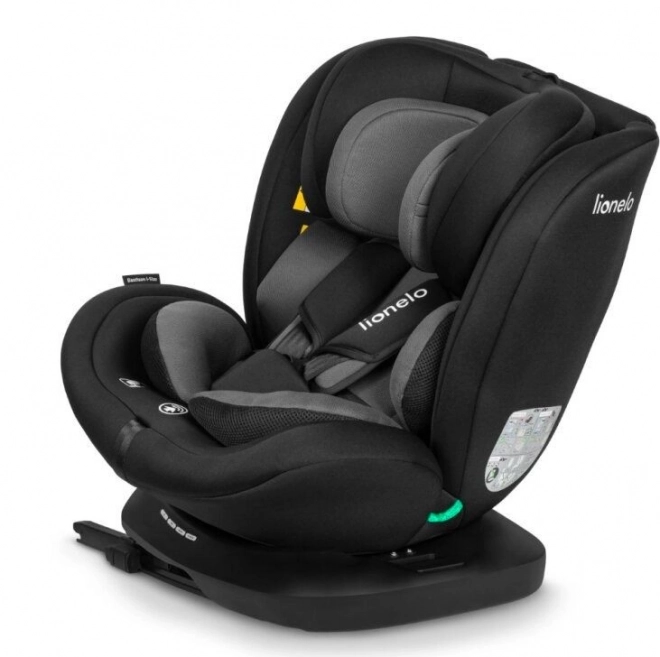 Lionelo Rotating Car Seat Bastiaan i-Size 40-150 cm Black Grey – Black Gray