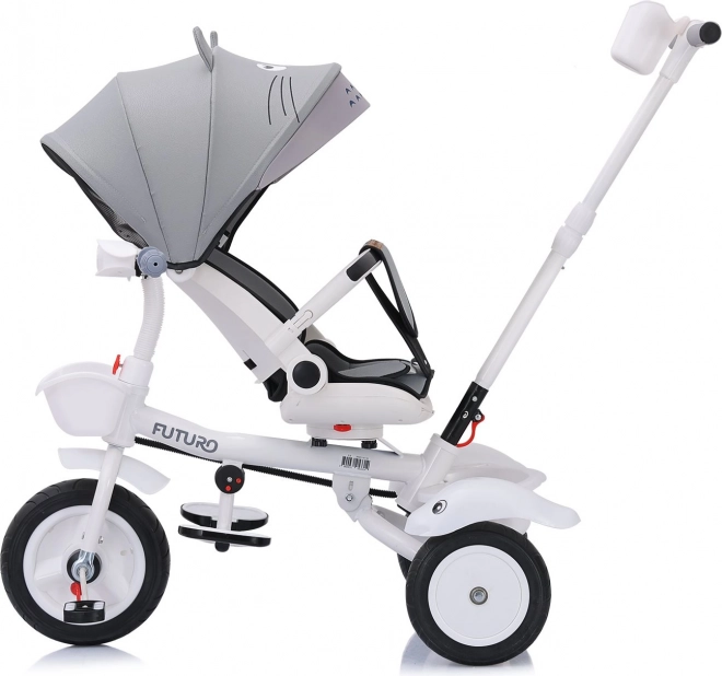 Chipolino 2-in-1 Tricycle With Canopy Grey