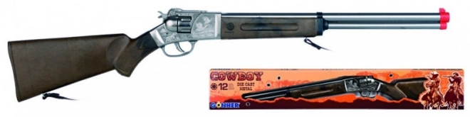 Cowboy Metal Rifle with 12 Shots