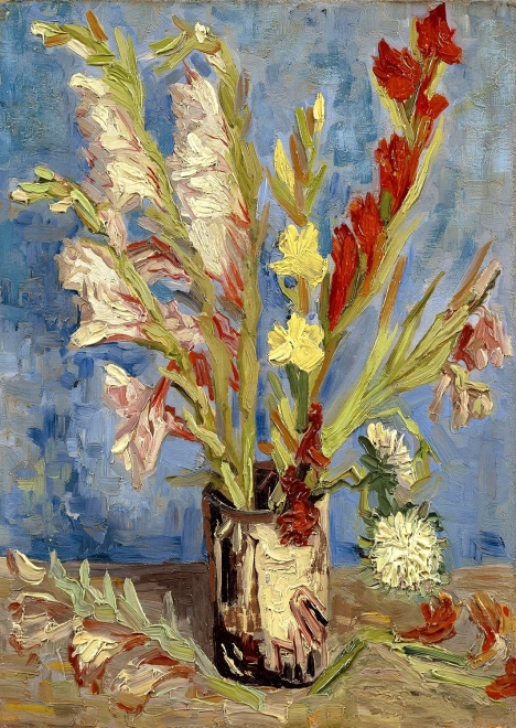 Enjoy Puzzle Van Gogh Vase with Gladioli and Chinese Asters 1000 Pieces