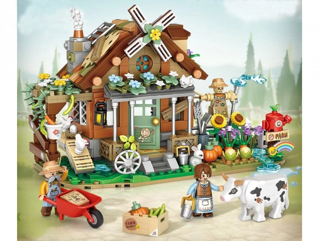 Creative Farm Building Blocks Set