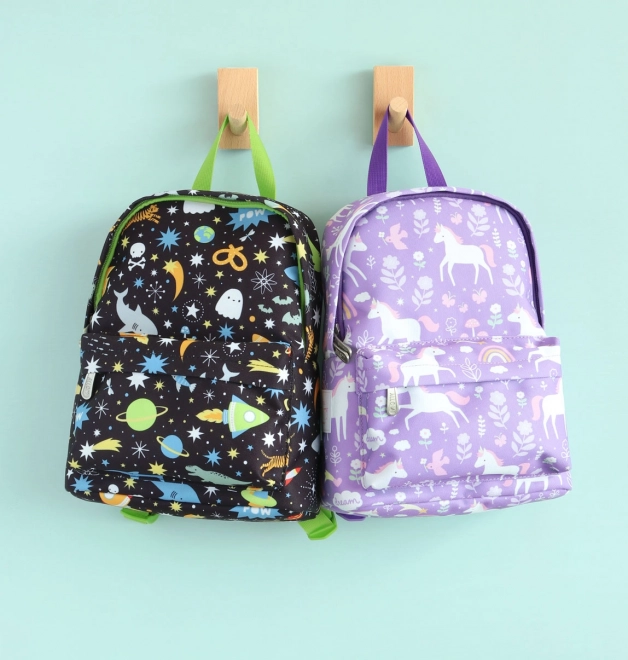 A Little Lovely Company kids backpack - Space theme