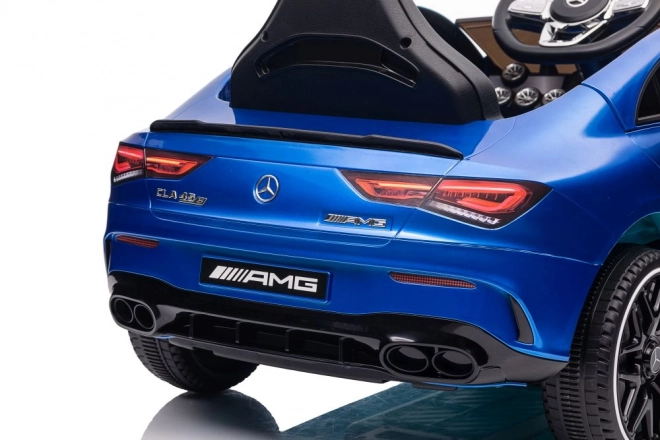 Blue Lacquered 4x4 Mercedes CLA 45s AMG Electric Car