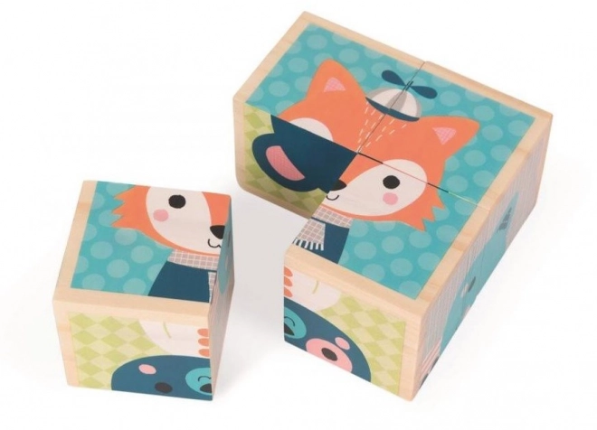 Wooden Forest Animals Blocks