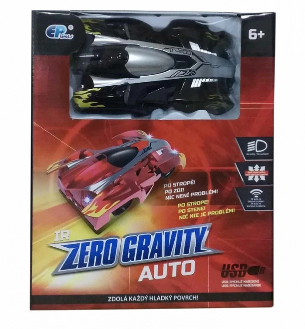 Auto na dálkové ovládání jezdící po stěně