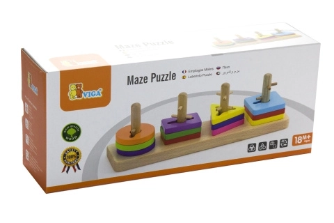 Wooden Shape Puzzle for Kids