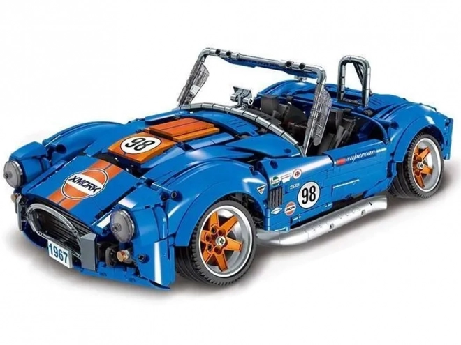 Technical building blocks sports car Cobra