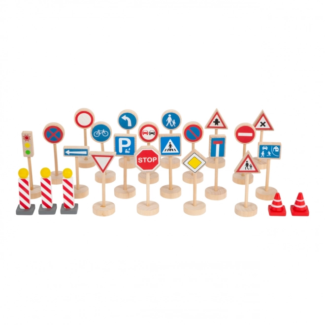 Small Foot Traffic Signs Set 25 Pieces