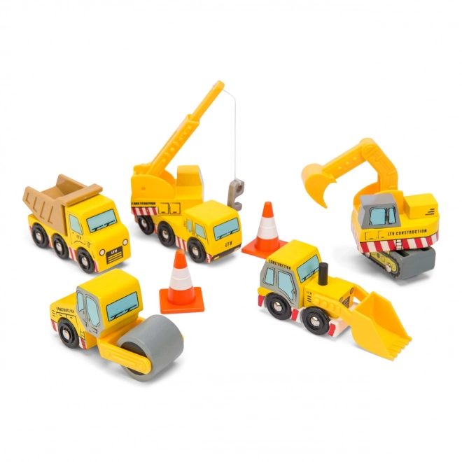 Le Toy Van Construction Vehicles Set