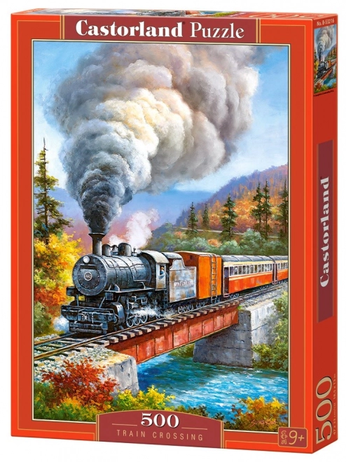 Train Crossing Puzzle 500 Piece Set