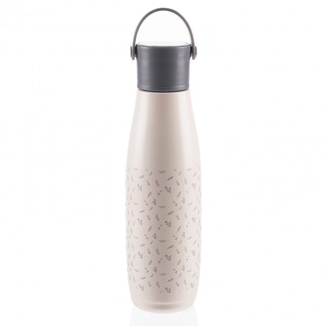 Thermos Bottle with Handle - Flowers Design