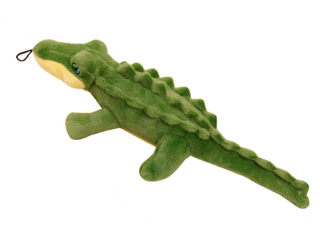 Colorful Plush Crocodile Toy with Squeaker 30cm