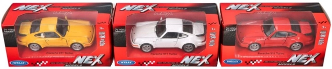 Die-cast Porsche 911 Turbo Model, Scale 1:36