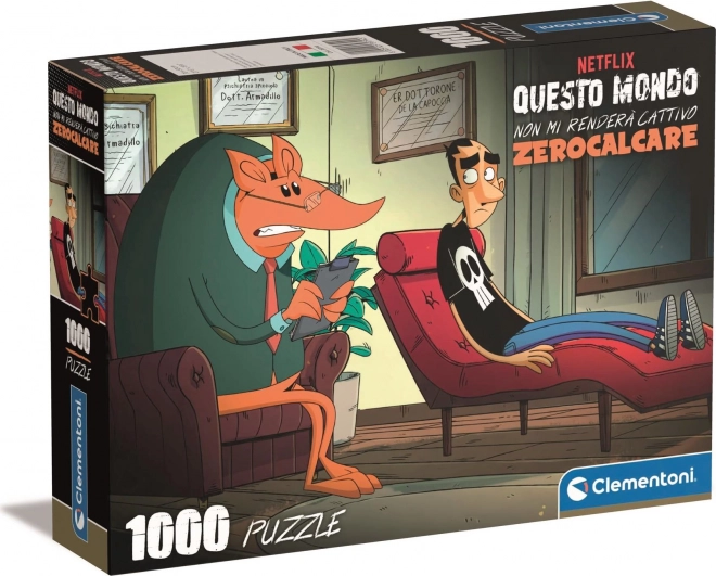 Clementoni Puzzle Netflix: This World Won't Get Me (Zerocalcare I) 1000 Pieces