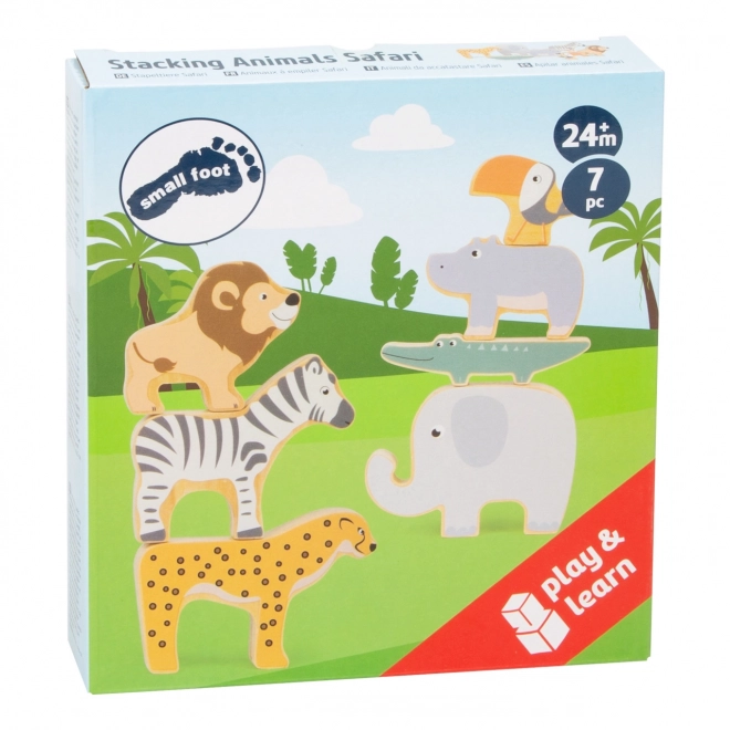 Small Foot Stacking Safari Animals