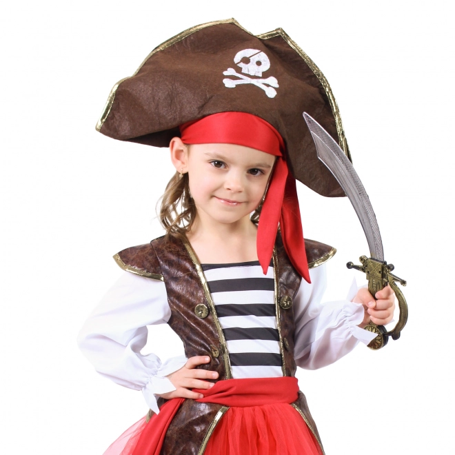 Girl's Pirate Costume with Eco Packaging