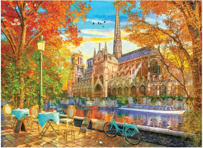 Autumn Notre Dame Puzzle 1000 Pieces