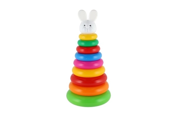 Rainbow Ring Stacking Pyramid Toy