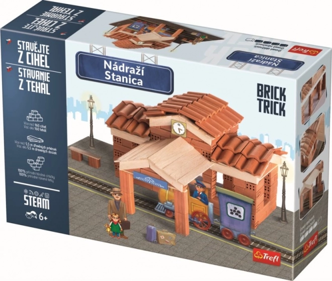 Brick Trick Train Station XL by Trefl