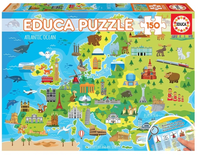 Educa Map of Europe Puzzle for Kids