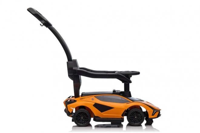 Ride-On Car with Push Handle Orange